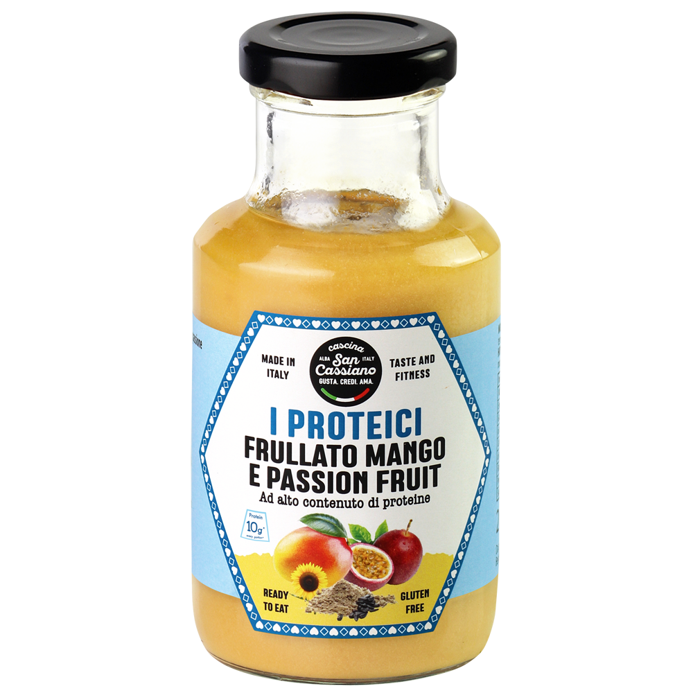 Smoothie protéiné à la mangue et fruit de la passion