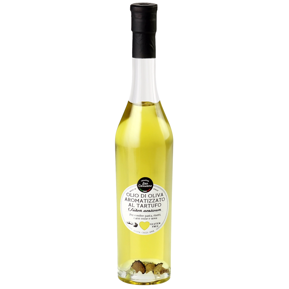 Huile d’olive aromatisée à la truffe Tuber Aestivum