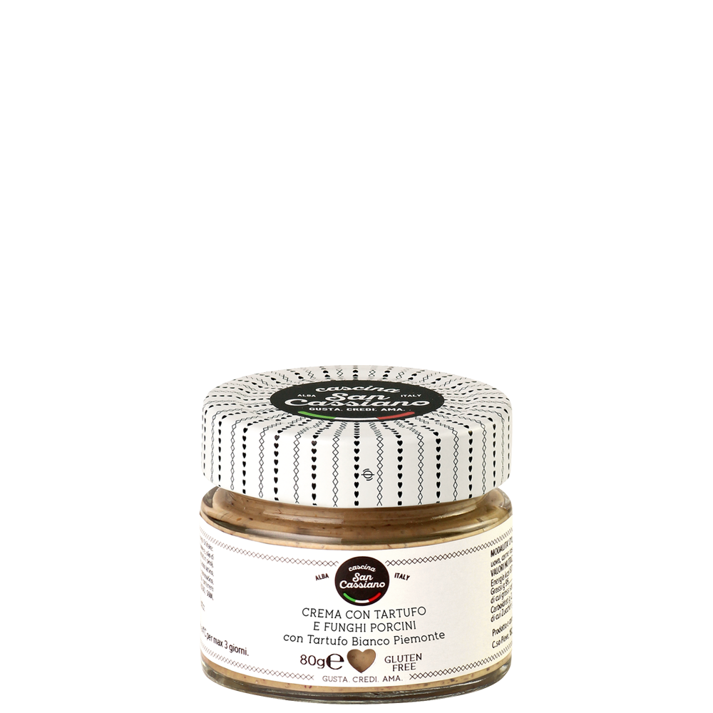 Crème à la truffe et aux cèpes