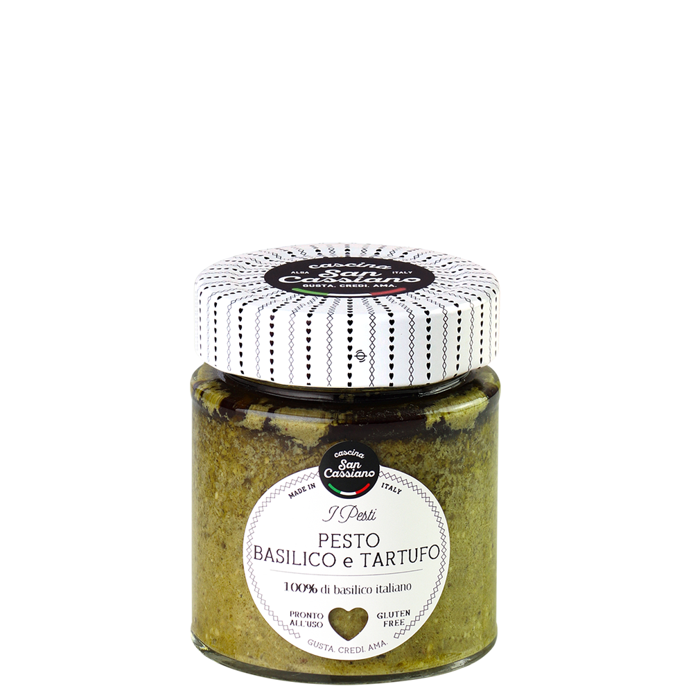 Pesto de basilic à la truffe noire