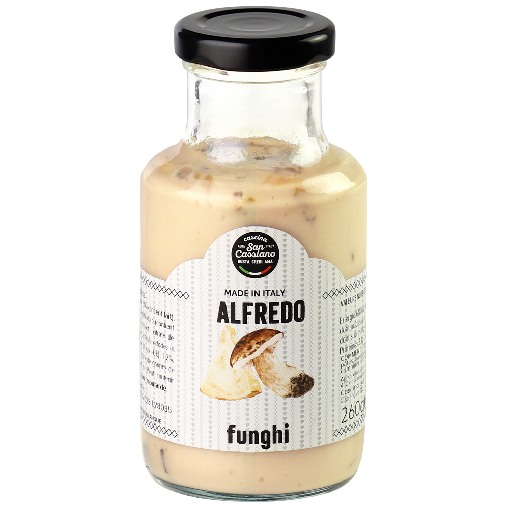 Sauce Alfredo avec Cèpes
