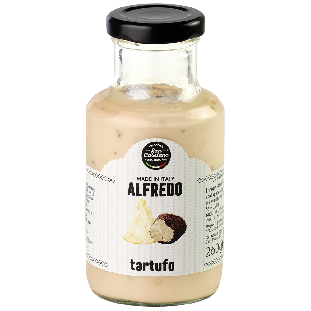 Sauce Alfredo avec truffe noire