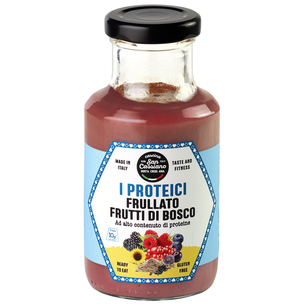Smoothie protéiné aux fruits des bois