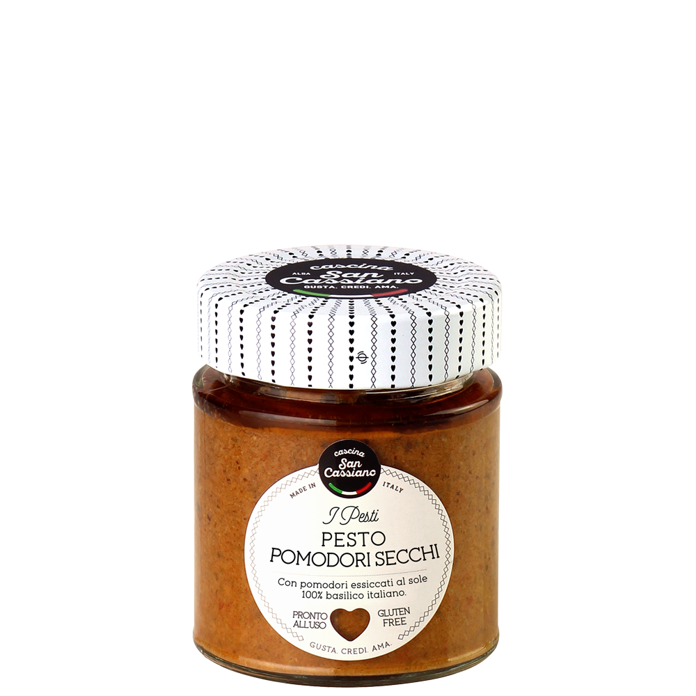 Pesto de tomates séchées et basilic