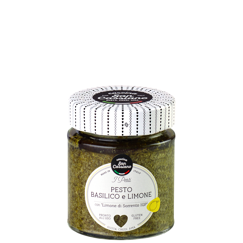 Pesto de basilic au citron de Sorrento I.G.P.