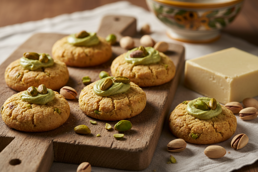 Pâtes d'amandes à la Pistache 120 gr