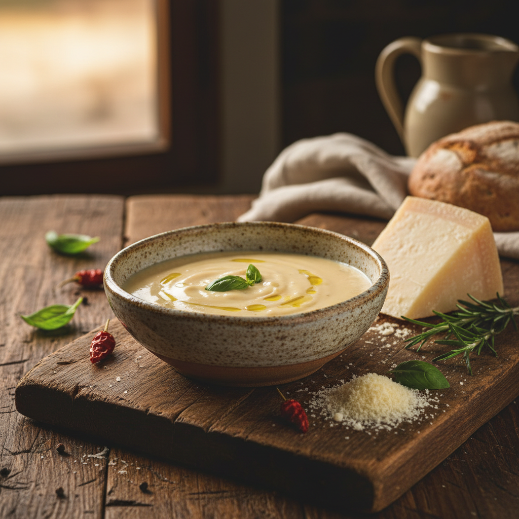 Crème avec Parmigiano Reggiano