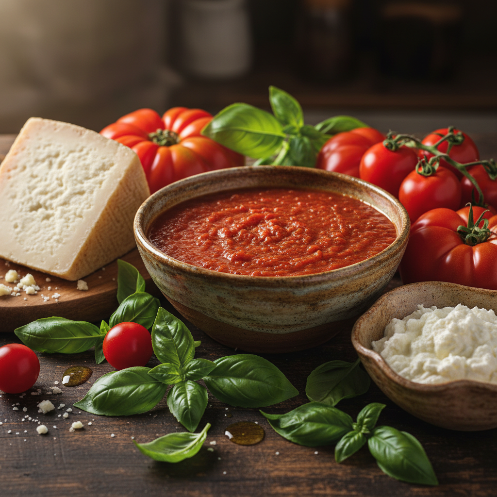Sauce avec Ricotta et Pecorino Romano A.O.P