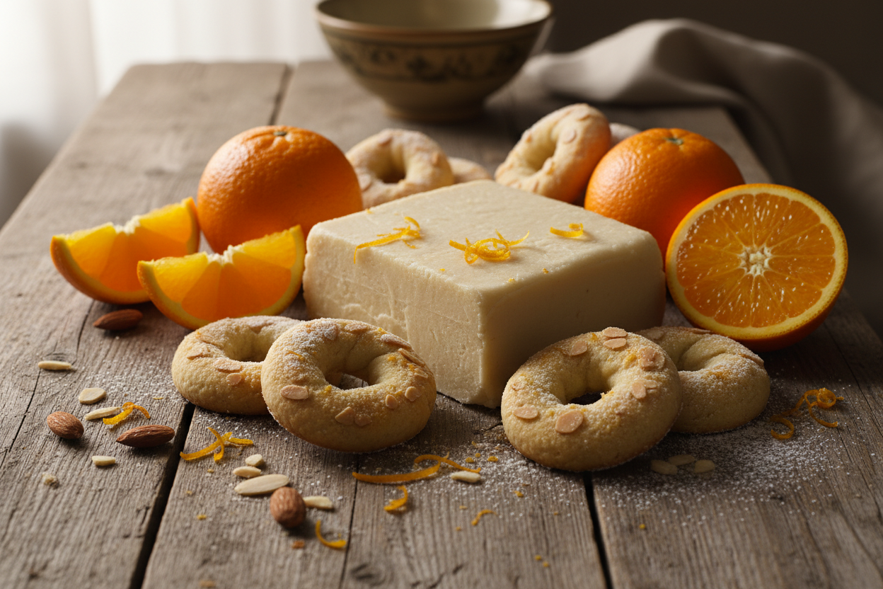 Pâtes d'amandes à l'Orange 120 gr