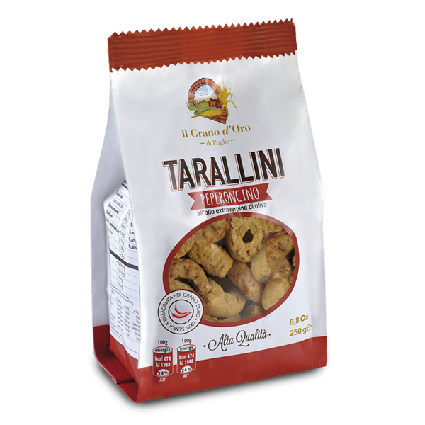 Tarallini au piment 250gr