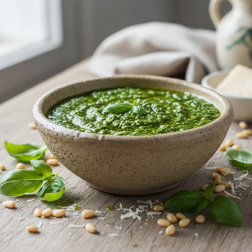 Pesto sans ail