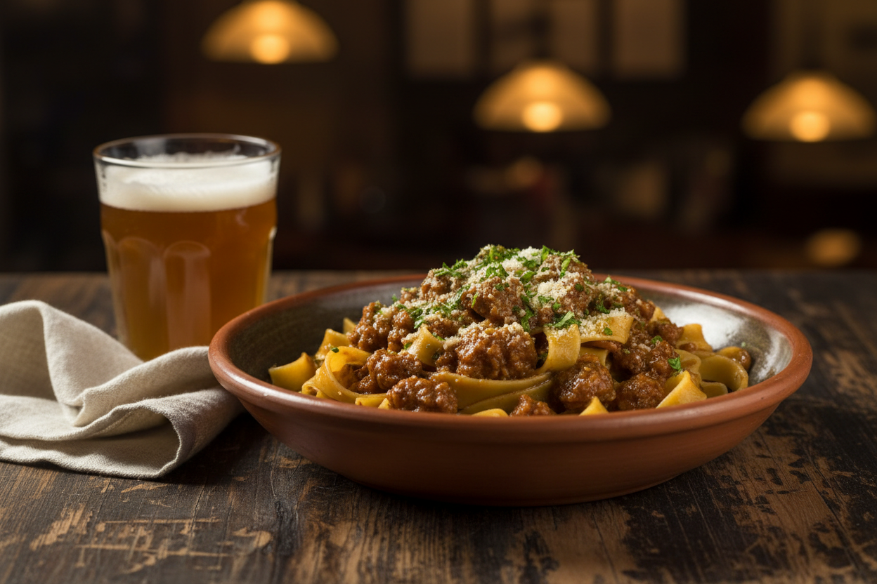 Bud Spencer Ragu ranch alla salsiccia e birra