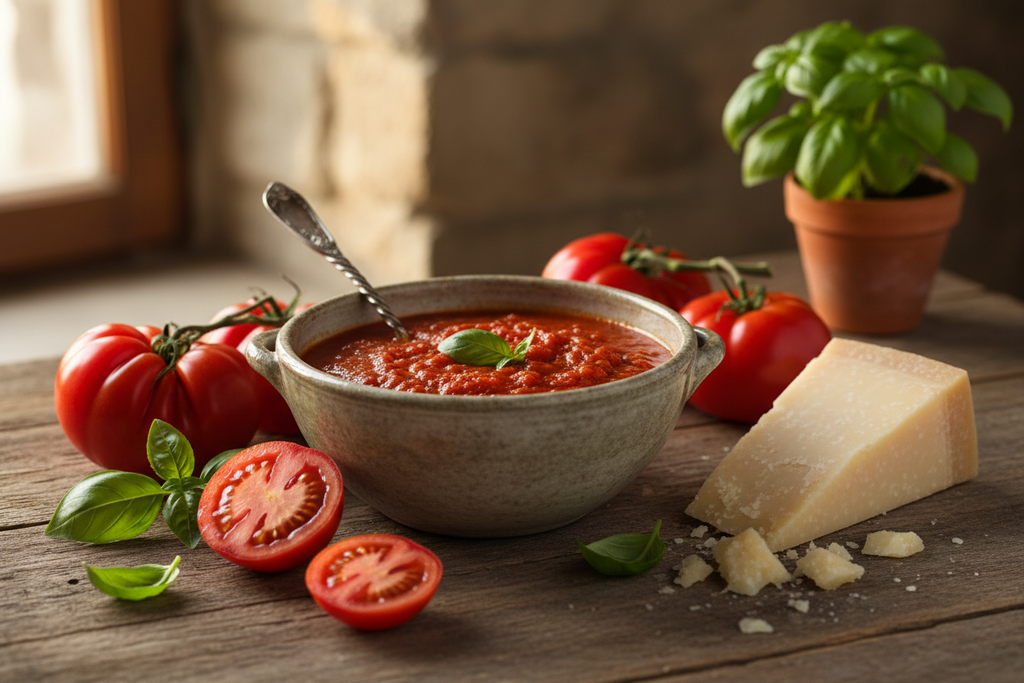Sauce « Parmigiana » avec Parmigiano Reggiano