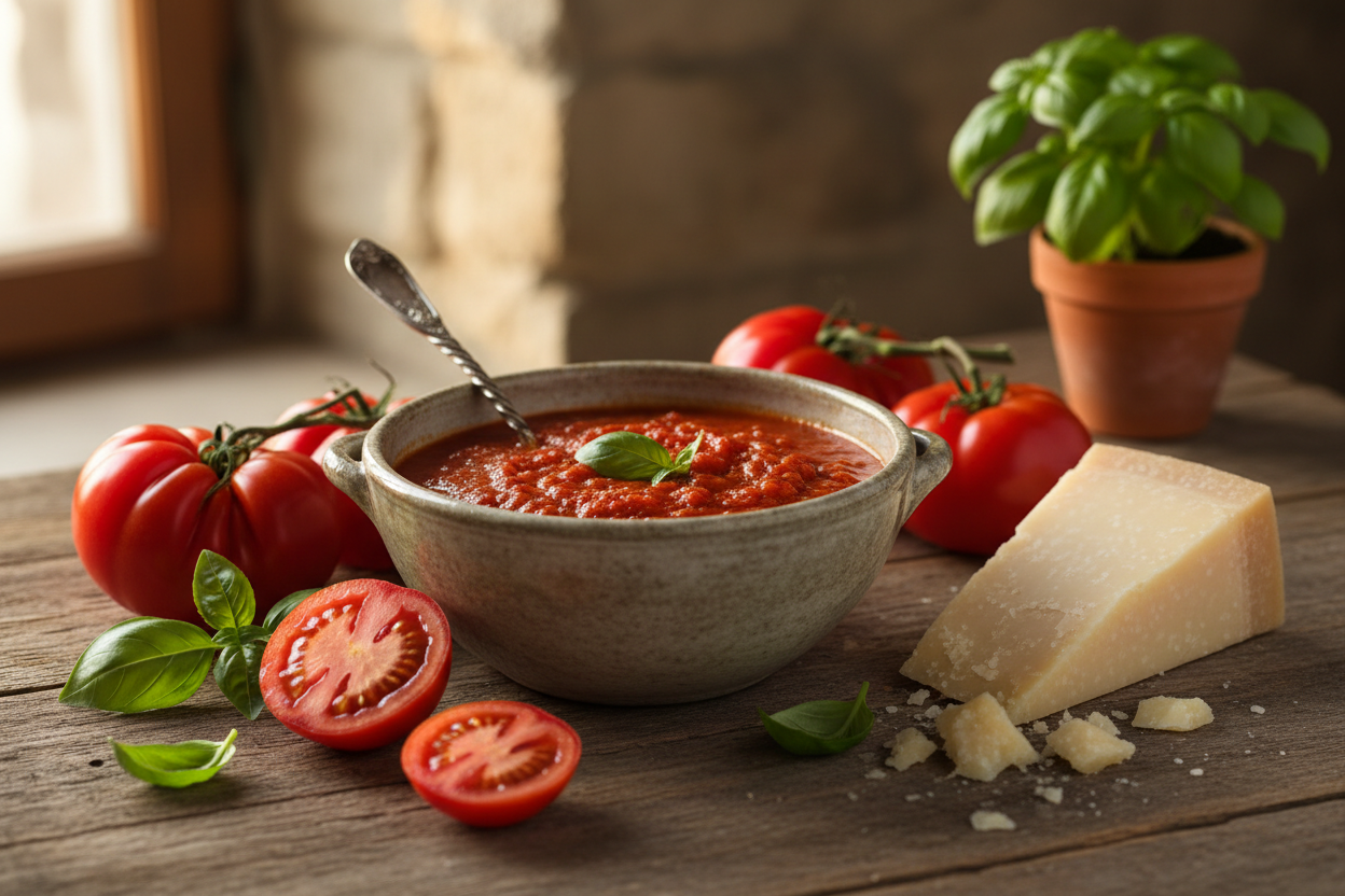 Sauce « Parmigiana » avec Parmigiano Reggiano