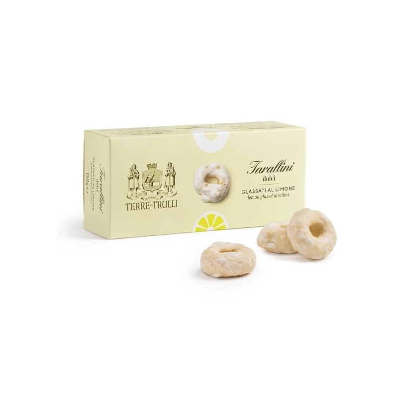 Tarallini sucrés avec glassage au citron -  150 g
