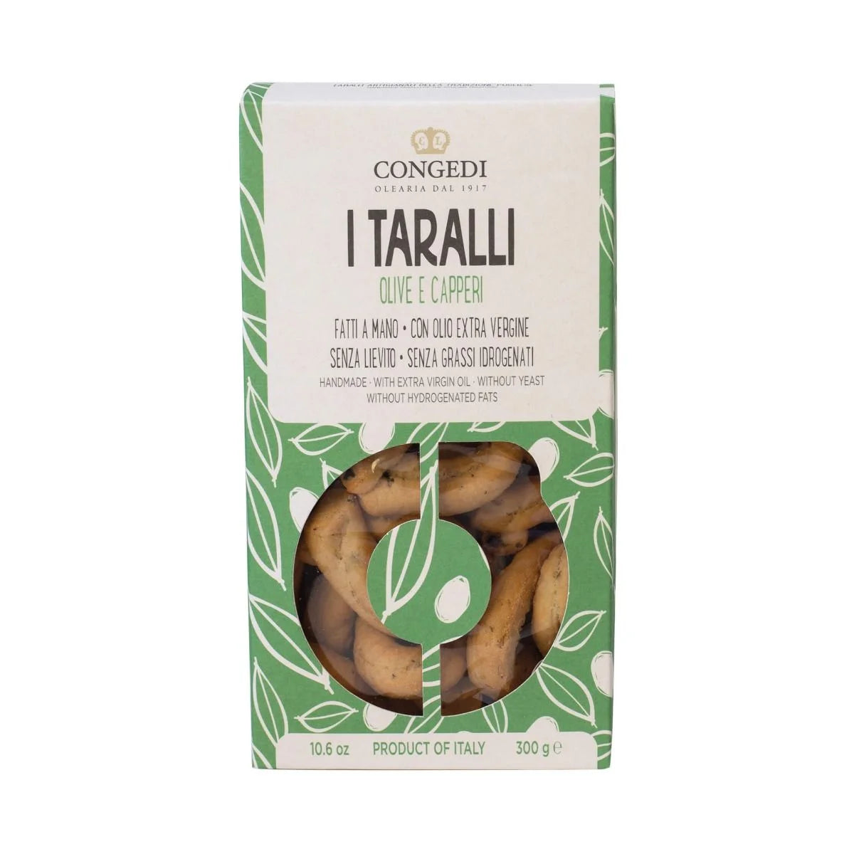 Taralli aux olives et aux câpres 300gr