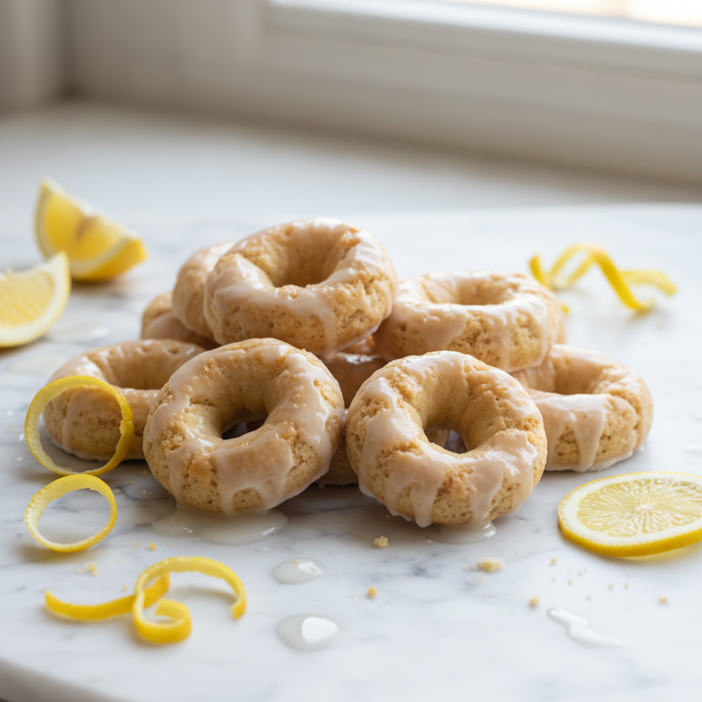 Tarallini sucrés avec glassage au citron -  150 g